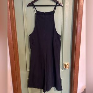 Blue Sleeveless Jumpsuit